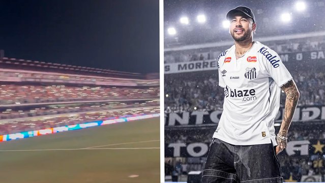 Neymay Jr. podría tener su regreso triunfal a las canchas con el Santos FC y así se le entrega la afición