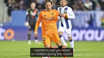 Ancelotti backing Modric after apparent spat with Vini Jr