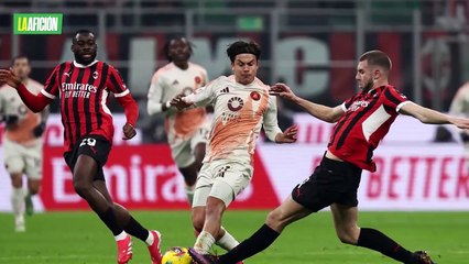 Santiago Giménez debuta con el Milan ante la Roma en la Copa de Italia