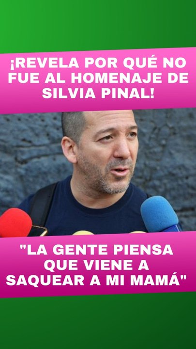Luis Enrique Guzmán revela por qué no fue al homenaje de Silvia Pinal