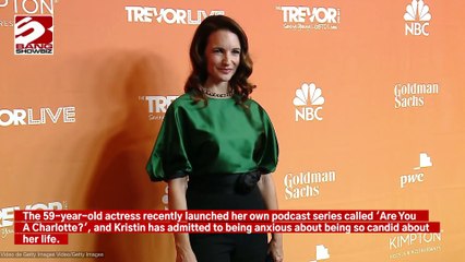 Kristin Davis has found discussing her personal life to be a 'scary' experience