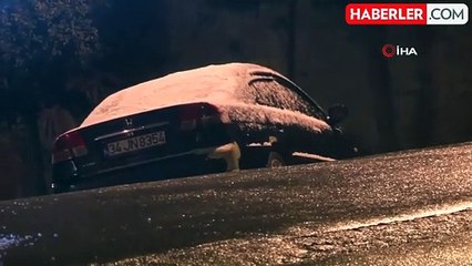 İstanbul'un Yüksek Kesimlerinde Kar Yağışı Etkili Oldu