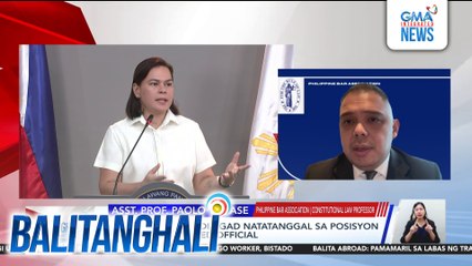 Panayam kay Asst. Prof. Paolo Tamase, PHL Bar Assoc., Constitutional Law Professor (Feb. 6, 2025) | Balitanghali