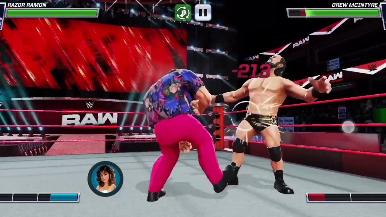 wwe mayhem razor ramon vs drew mcintyre mobile gaming video - video ...