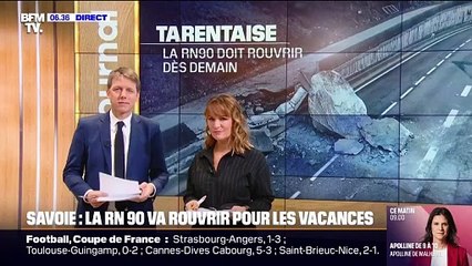 Savoie: la RN 90 va rouvrir sur au moins une voie ce vendredi