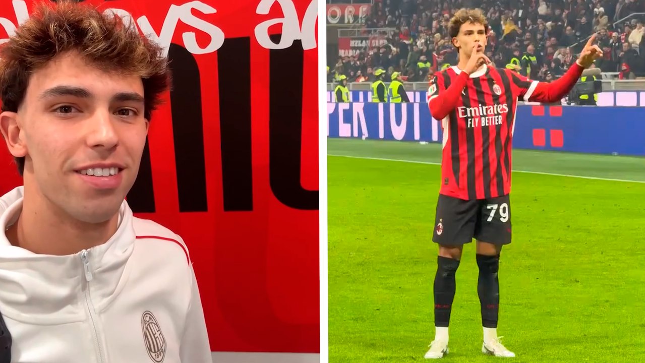 Joao Félix manda mensaje a la afición del Milan tras anotar su primer gol en el debut, asistencia de Santi Giménez