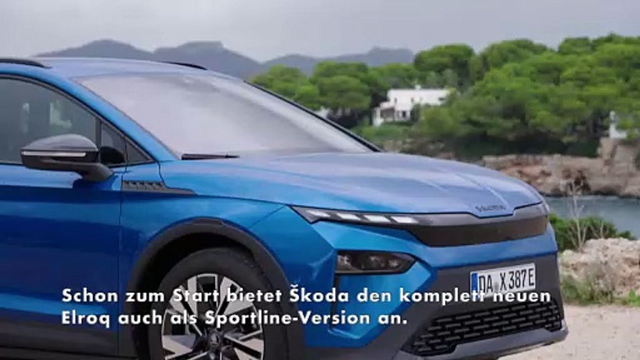 Der neue Škoda Elroq Sportline - sportlicher Auftritt und zusätzliche Dynamik
