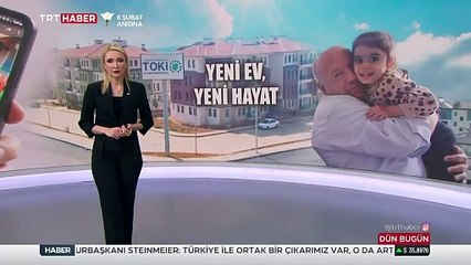 Deprem bölgesinde yeni ev yeni hayat