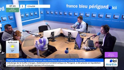 Julien et sa chienne Rocket représentent le Périgord au championnat de France des chiens truffiers