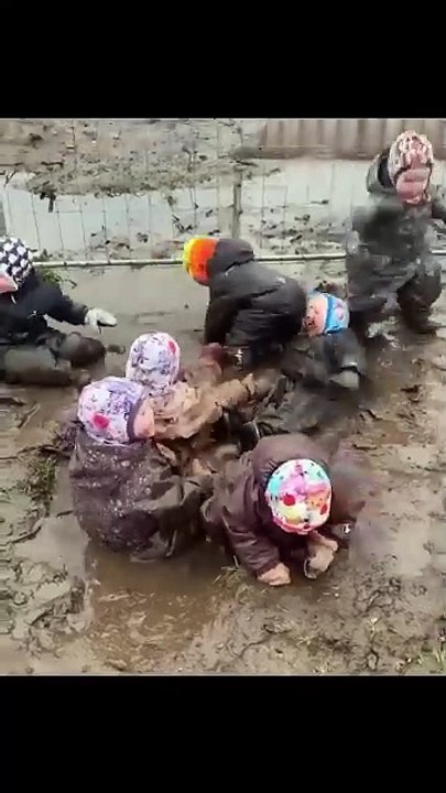 In Denmark, children are encouraged to play in the mud regularly