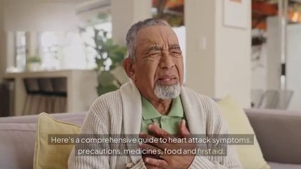 Heart attack symptoms, precautions, medicines, food and Exercise