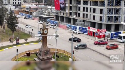 ADIYAMAN’DA ZAMANI DURDURAN ACI! Saat Kulesi tam  04.17'de durdu