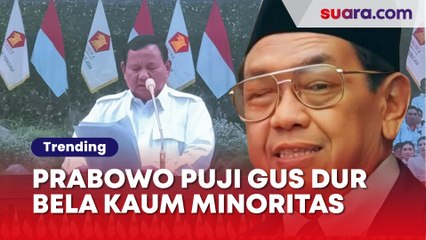 Prabowo Puji Sikap Gus Dur Pembela Kaum Minoritas: Pemimpin Harus Berani jadi Contoh Meski Tak Populer