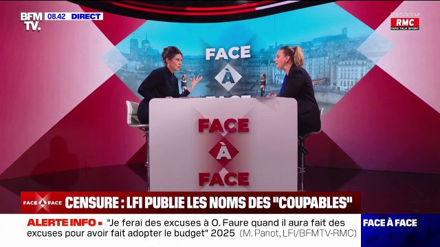 Motion de censure de LFI rejetée: le NFP existe encore affirme Mathilde Panot (LFI)