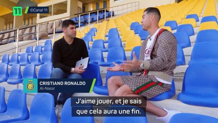 Al-Nassr - Ronaldo : “Je sais qu'il y aura une fin, mais la passion me pousse à vouloir jouer encore”