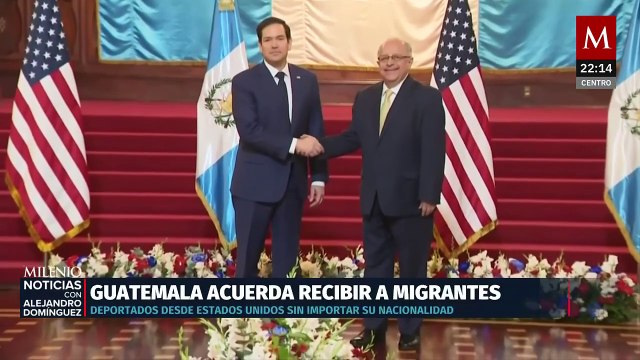 EU enviará migrantes deportados a Guatemala tras visita de Marco Rubio