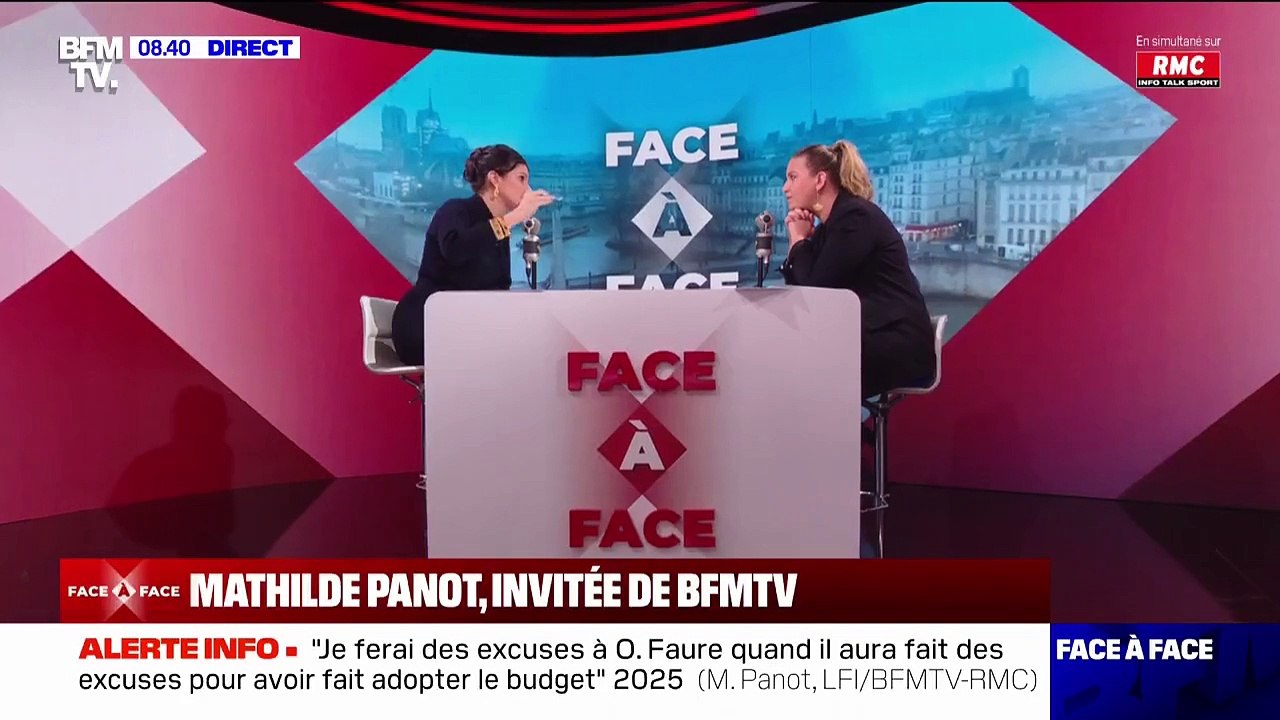 "C'est pour que les gens puissent interpeller leurs députés": Mathilde Panot (LFI) évoque la liste des "coupables" dressée par un blog LFI après l'échec de la motion de censure