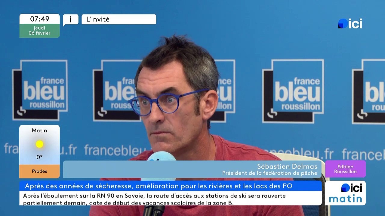 Sébastien Delmas, président de la fédération de pêche des Pyrénées-Orientales