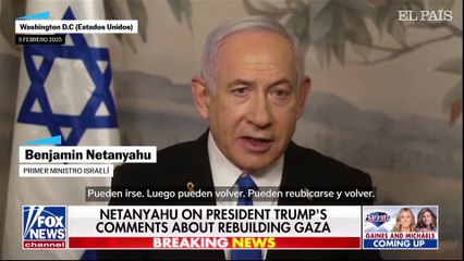 Netanyahu sobre la 'Riviera de Oriente Próximo': "Es una idea extraordinaria"