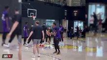Primer día de Doncic con los Lakers y se atreve con esto bajo la atenta mirada de Lebron: se acaban todos los calificativos