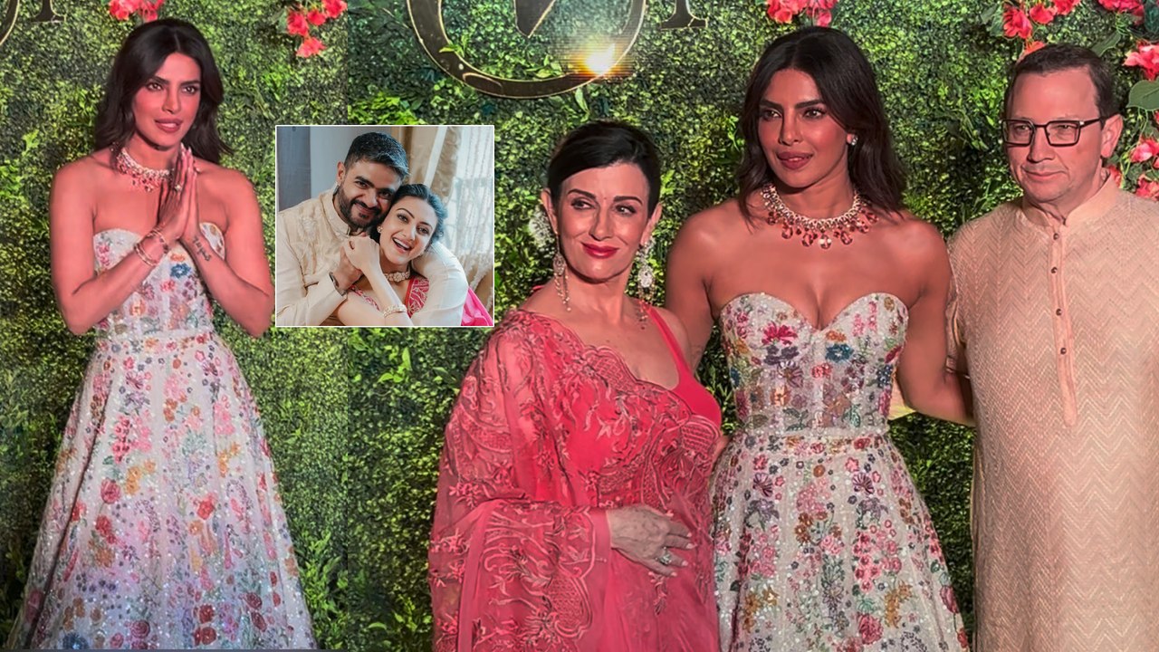 Nick Jonas Missing As Priyanka Chopra Attends Brother’s Pre-Wedding With His Parents