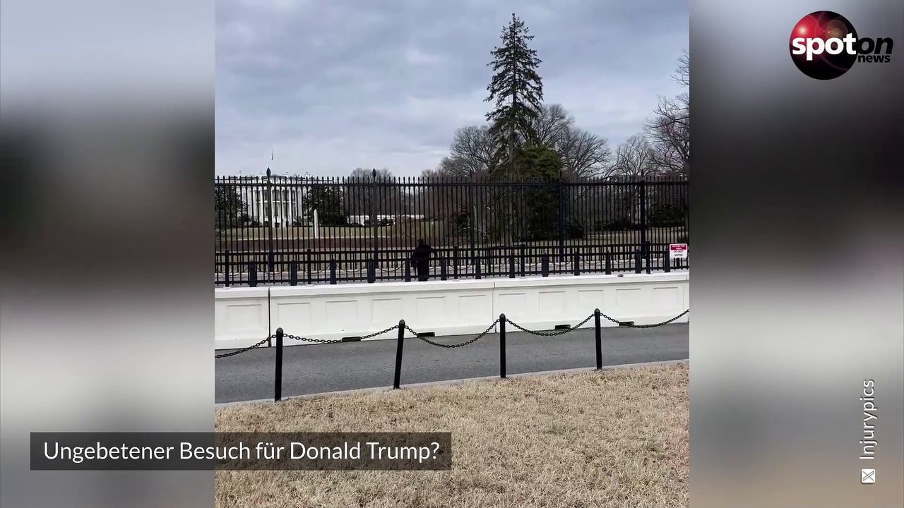 Mann klettert über Zaun am Weißen Haus: Secret Service greift ein