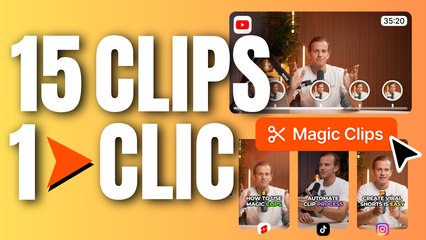 Créer des SHORTS, des TikToks, des Reels à partir de tes VIDÉOS LONGUES : Submagic