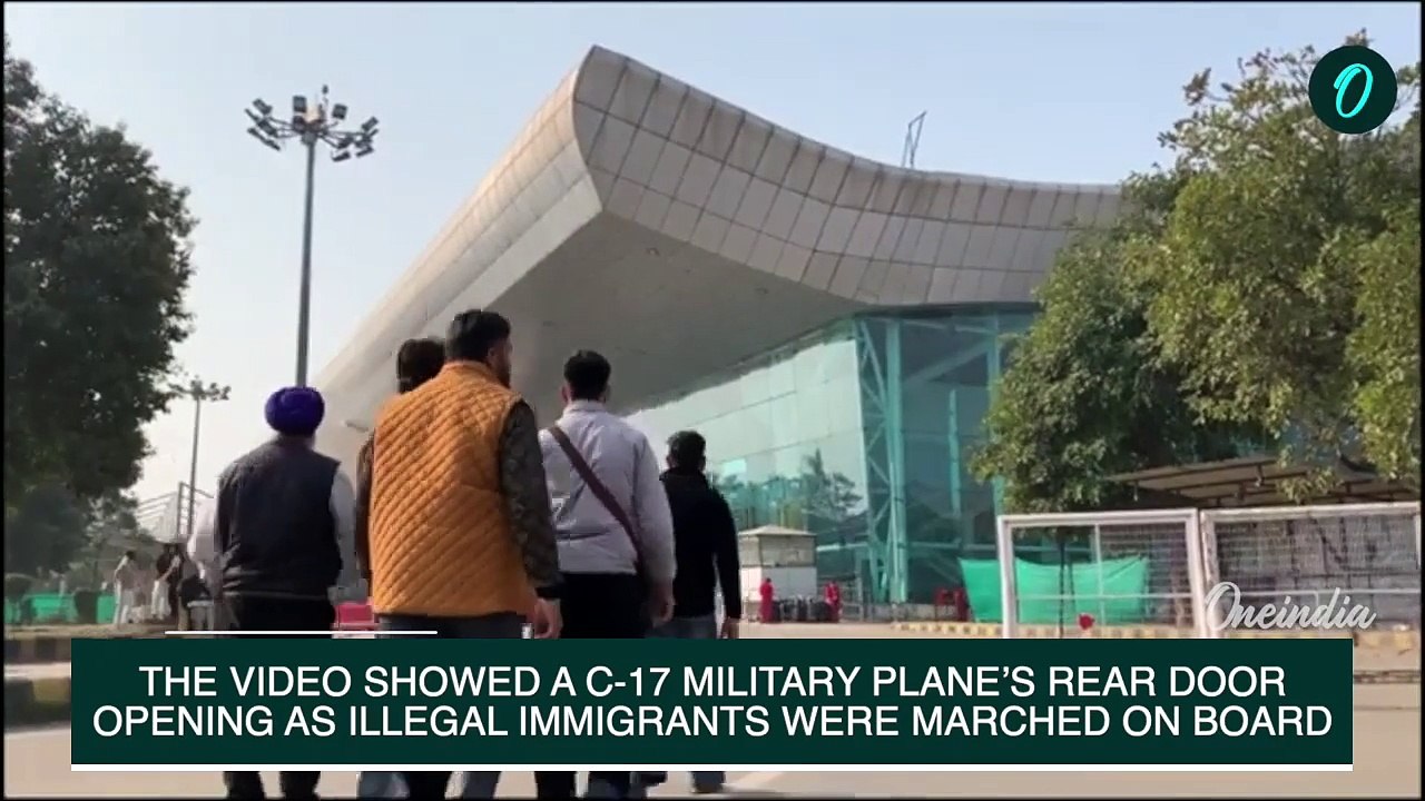 Unseen Video of Trump’s Brutal Deportation of Indians Out| 104 Indians Shackled, Hauled to India