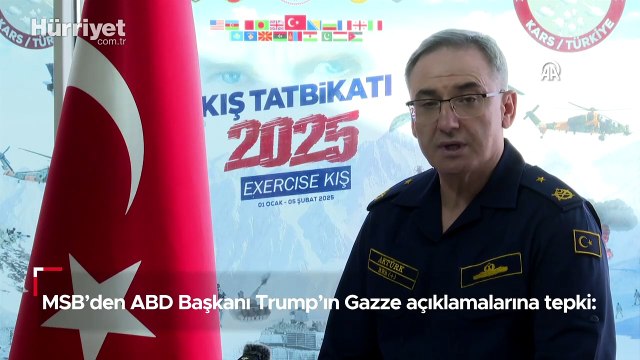 MSB'den ABD Başkanı Trump'ın Gazze açıklamalarına tepki: Filistin halkının yerinden edilmesine karşıyız