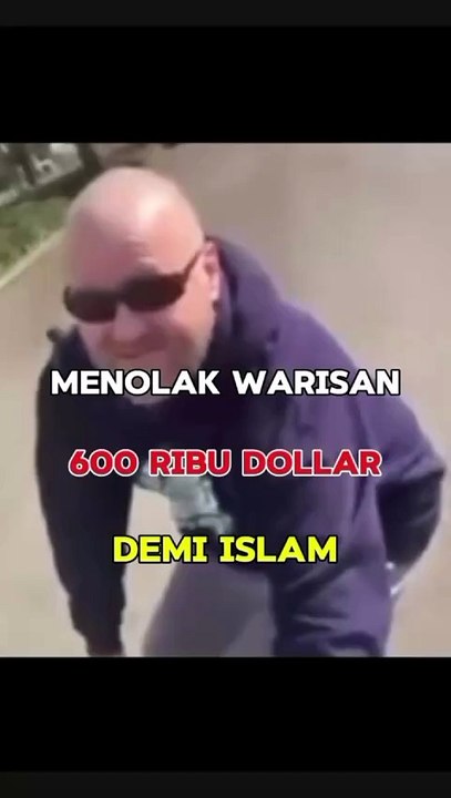 Pria Mualaf Ini Menolak Warisan 600 Ribu Dollar Demi Islam