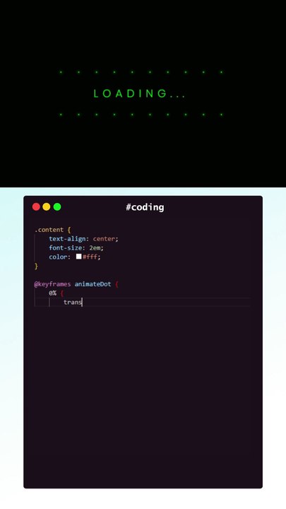 Loading page for your website #codinglife #loading #foryou #page #youtube #youpage #wevsite #websiteloading #html #css3 #coding #htmlcss #codingcamp #csstricks #htmlbucin