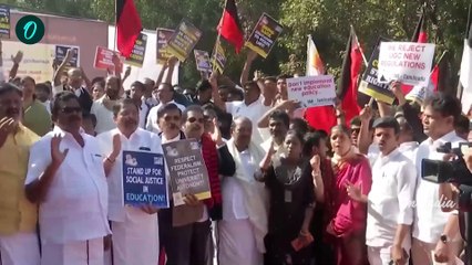 RSS aims to destroy language, culture of states - Rahul Gandhi at DMK protest