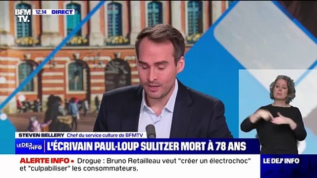 L'écrivain et homme d'affaires Paul-Loup Sulitzer est mort à l'âge de 78 ans