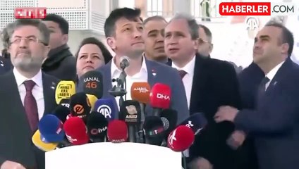 Deprem bölgesinde büyük panik! Bakan Kacır hızlıca alanı terk etti