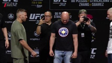 UFC 312 - Du Plessis vs. Strickland, le face-à-face