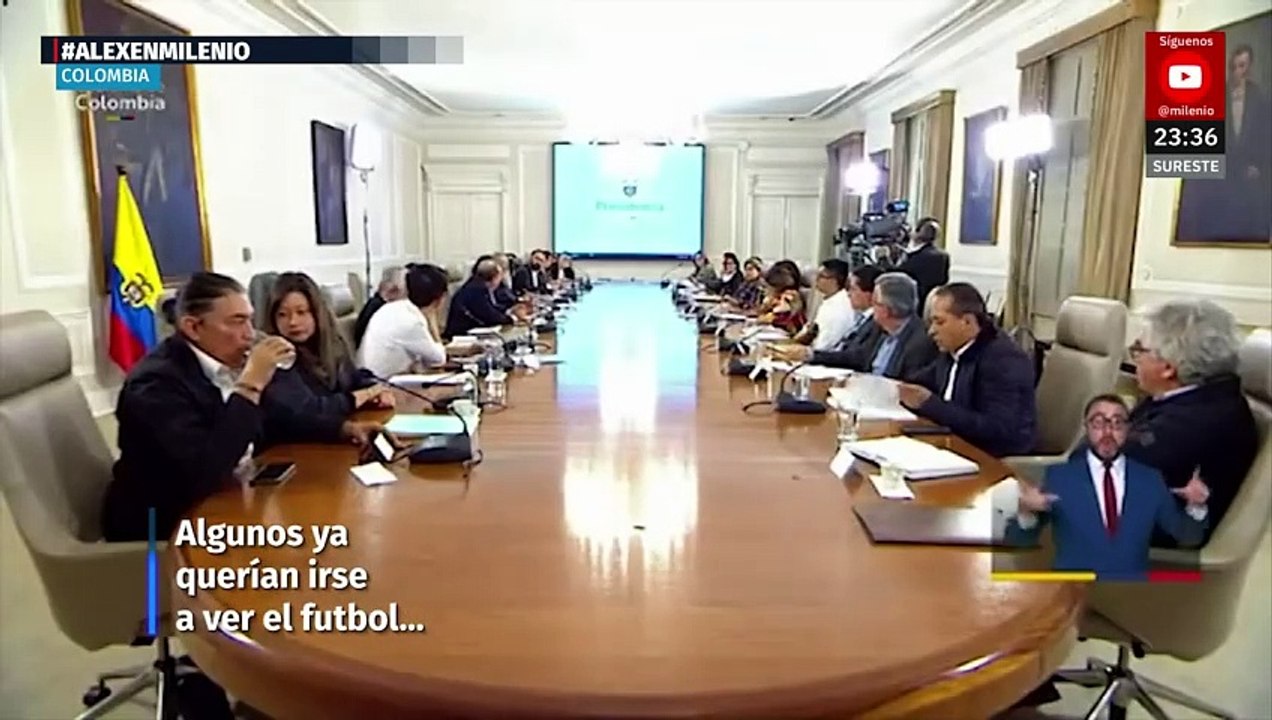 Renuncias y bochorno en el consejo de ministros del gobierno de Gustavo Petro
