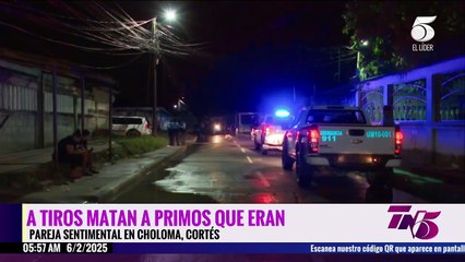 Matan a primos que eran pareja en Choloma, Cortés