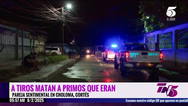 Matan a primos que eran pareja en Choloma, Cortés