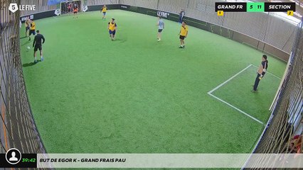 But de Egor K - GRAND FRAIS PAU