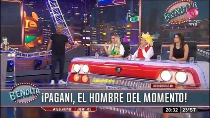 La llegada de Horacio Pagani a Bendita TV, tras haber ganado en la quiniela