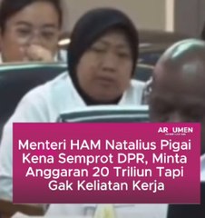 Menteri HAM Natalius Pigai mendapat kritik pedas dari anggota Komisi XIII DPR RI terkait kinerja 100 hari pertamanya