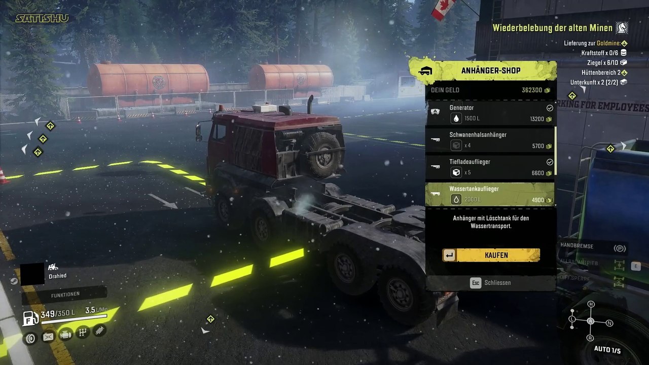 6 Kraftstoff für die Wiederbelebung der alten Mine. | SnowRunner | XL-Ep. 29