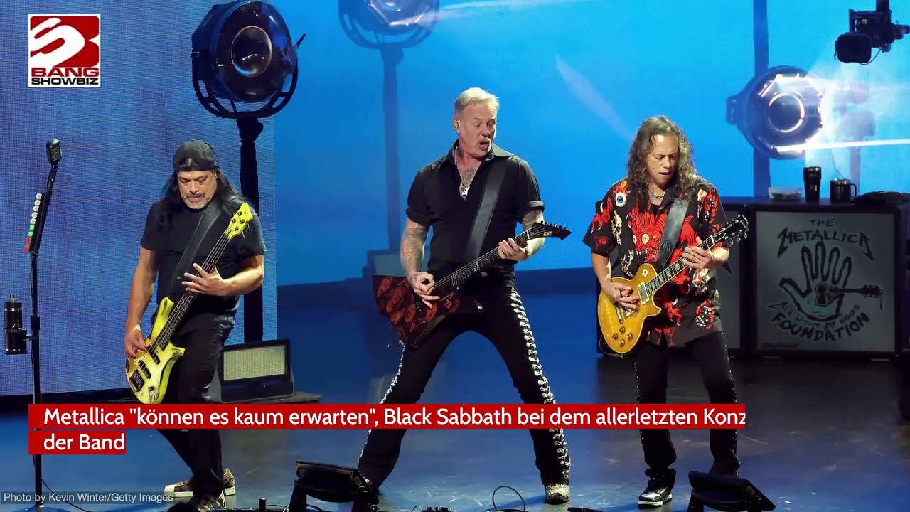 Metallica: Band ist bei Black Sabbaths letztem Konzert mit dabei