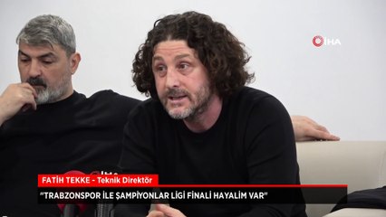Fatih Tekke'den Trabzonspor sözleri: Bir hayalim var...