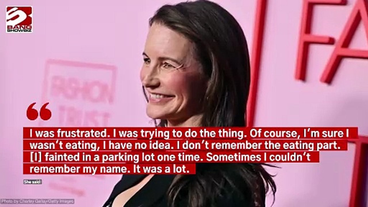 Kristin Davis was under so much pressure to sta...