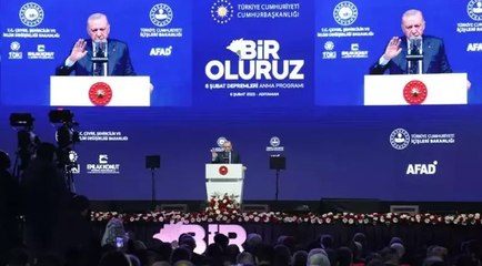 Cumhurbaşkanı Erdoğan: Deprem bölgemize 2,6 trilyon lirayı aşan yatırım yaptık