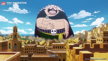 Garp Punches Sanjuan Wolf Into The Sea _ One Piece