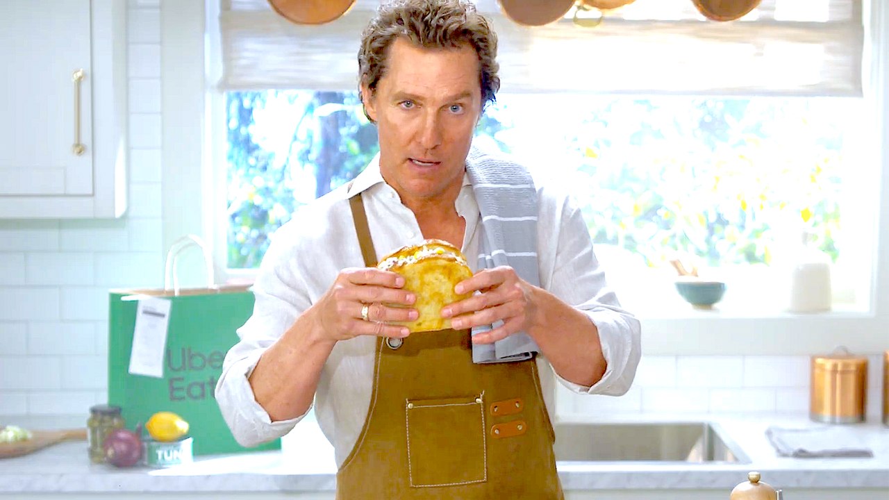 Uber Eats "Matthew McConaughey's Tuna Salad" Super Bowl 2025 Commercial