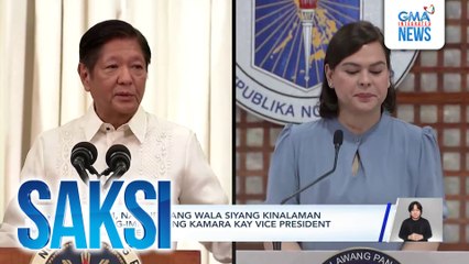 PBBM, nanindigang wala siyang kinalaman sa pag-impeach ng kamara kay Vice President Sara Duterte | Saksi