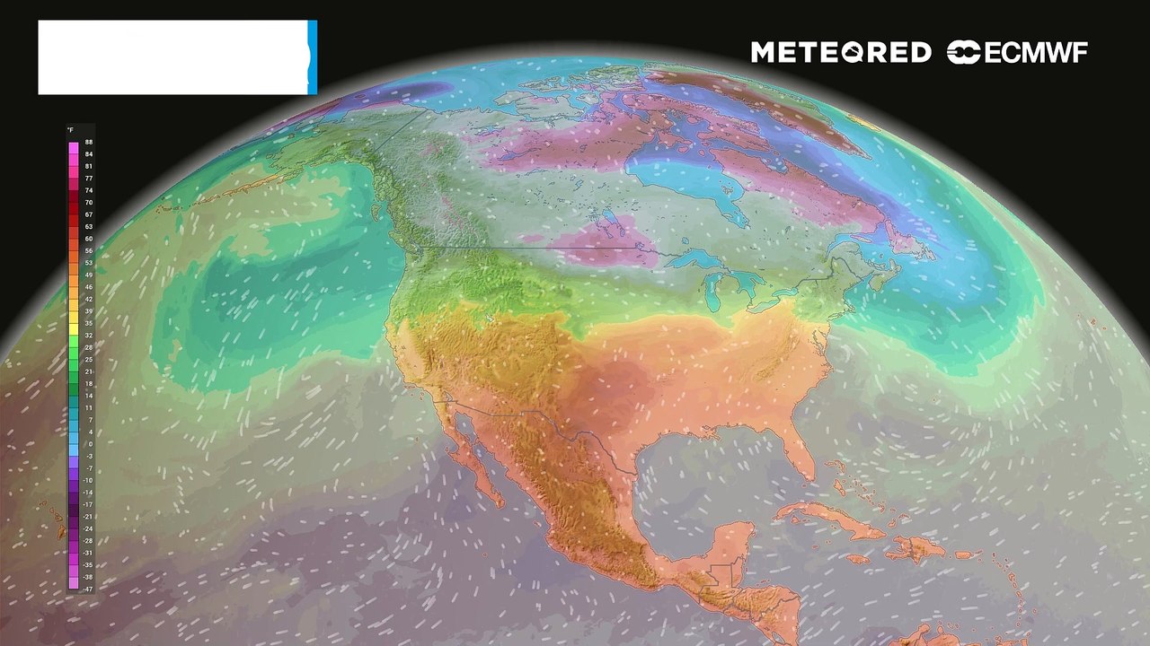 Weather situation across the US